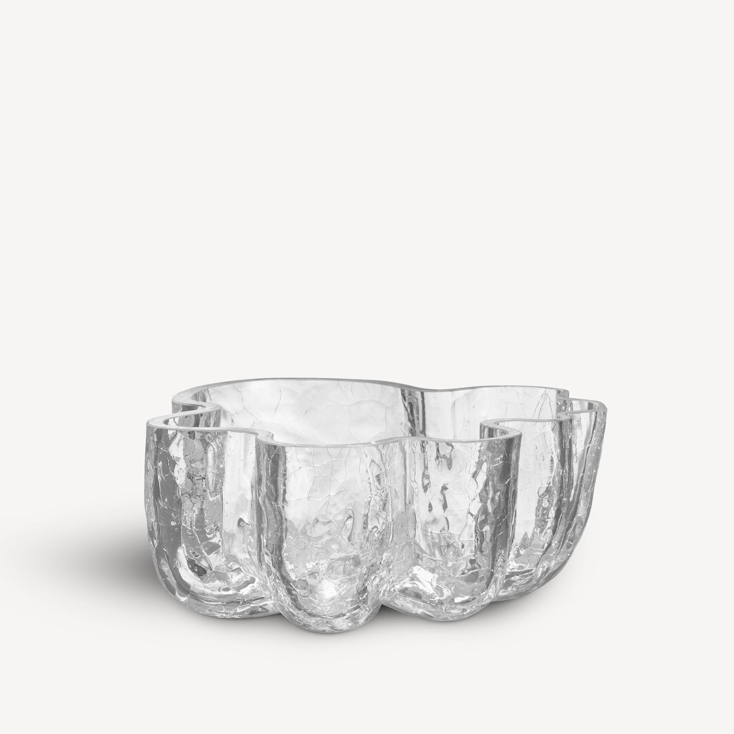 Crackle Bowl in Clear