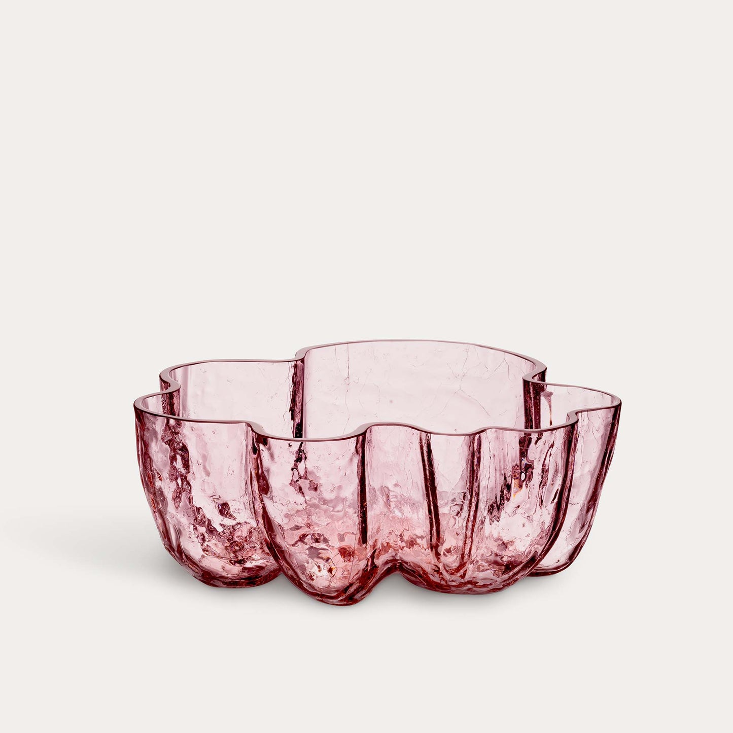 Crackle Bowl in Pink
