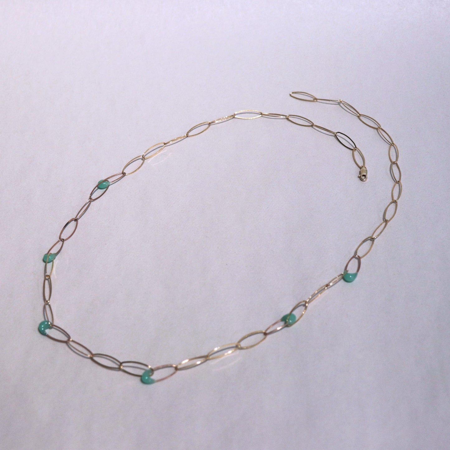 Woven Circuit Necklace in Gold