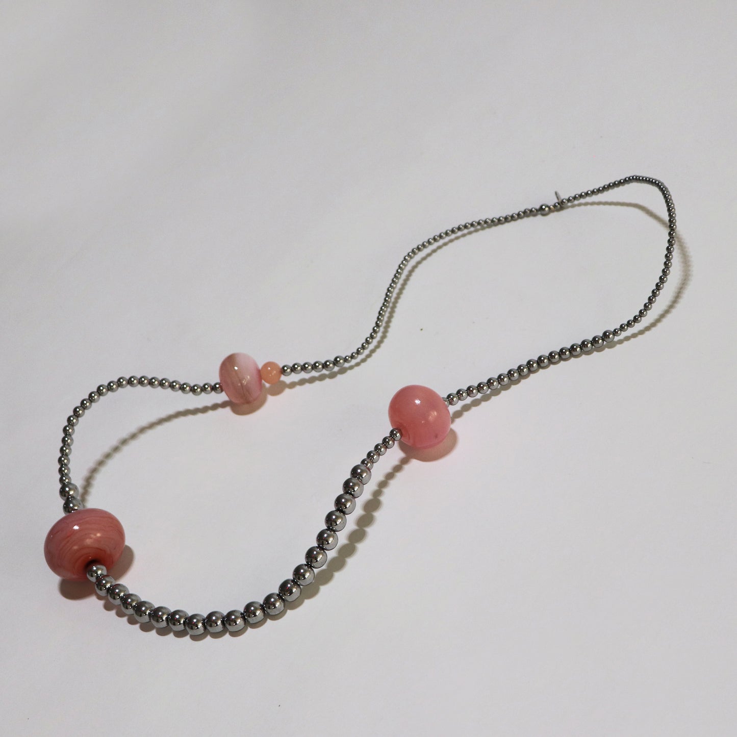 Pink Freeform necklace