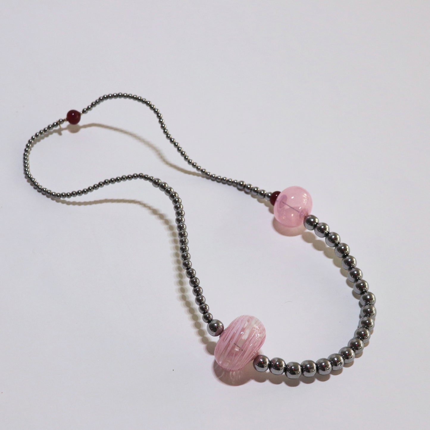 Pink Freeform necklace