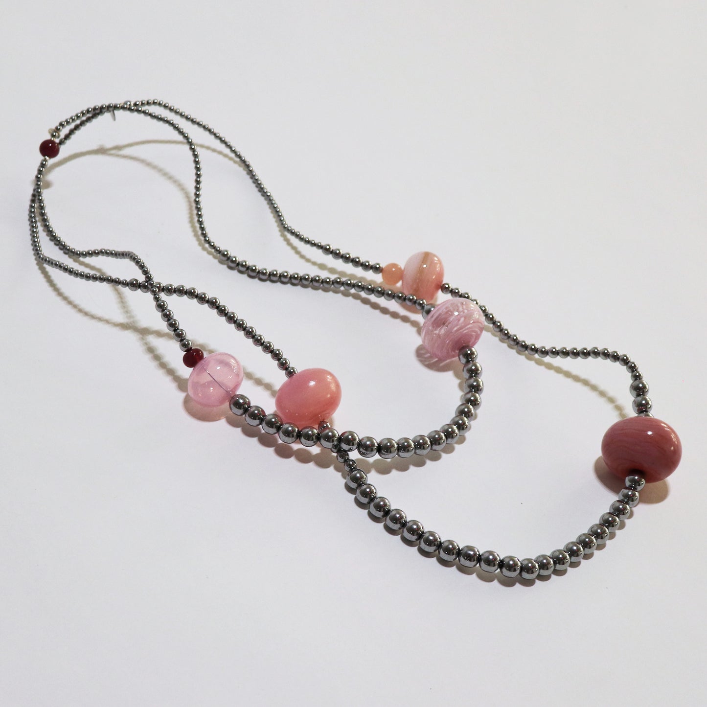 Pink Freeform necklace