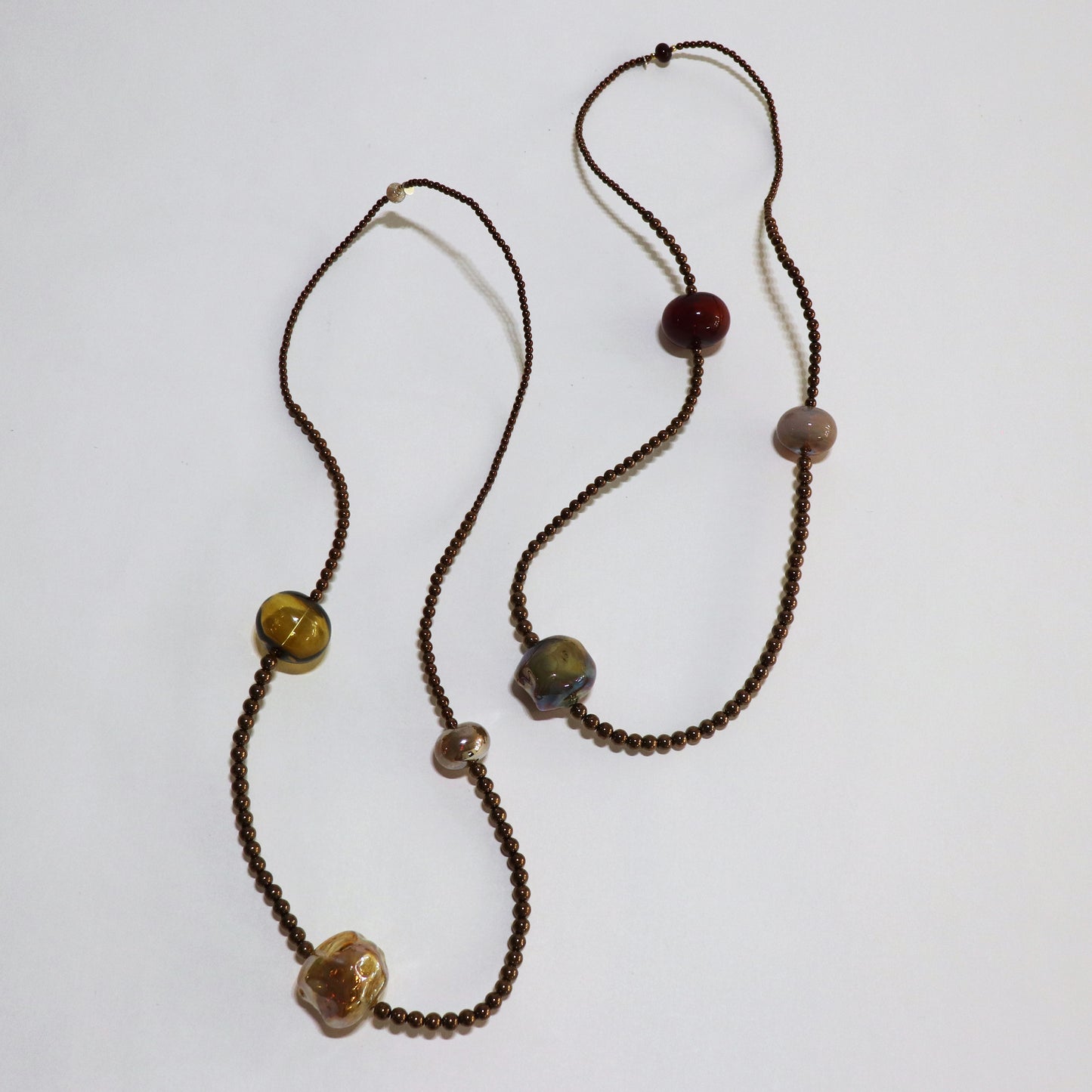 Amber Freeform necklace