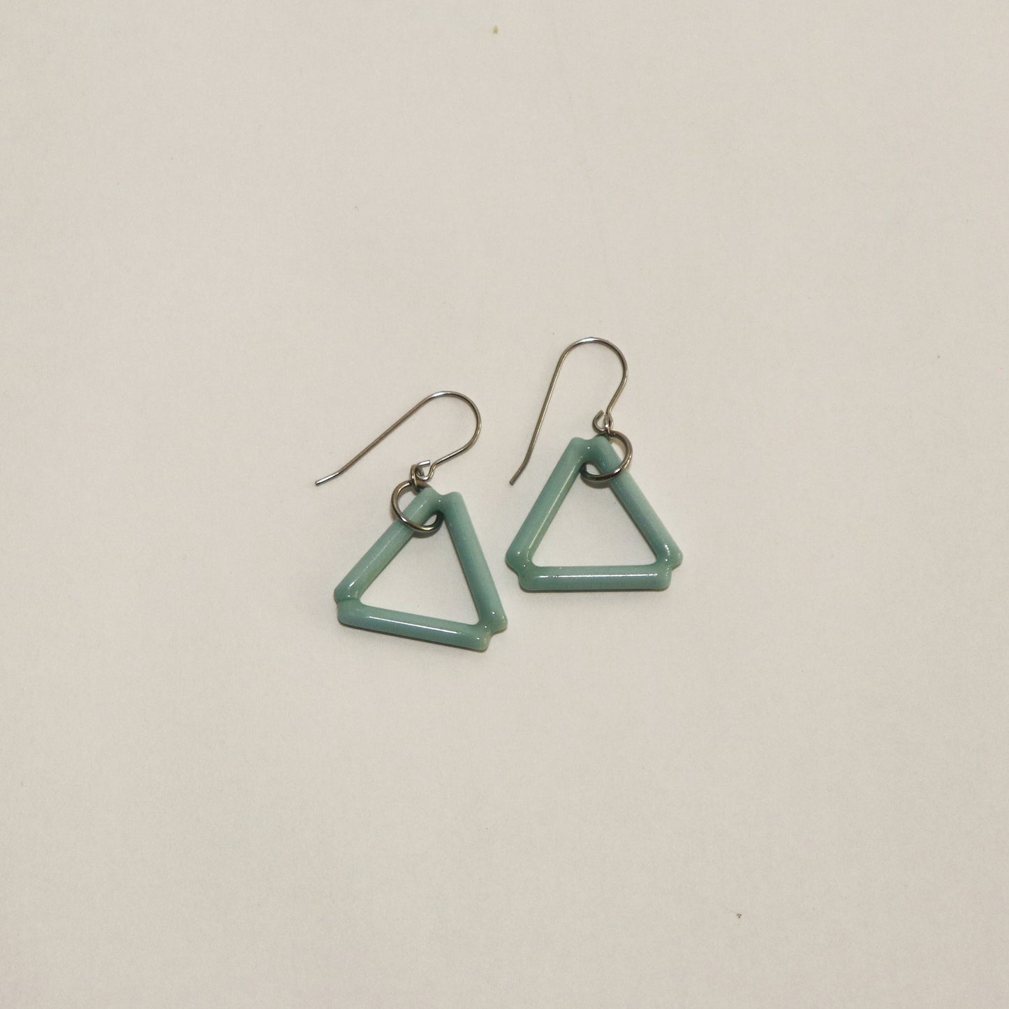 Small Triangle Earrings