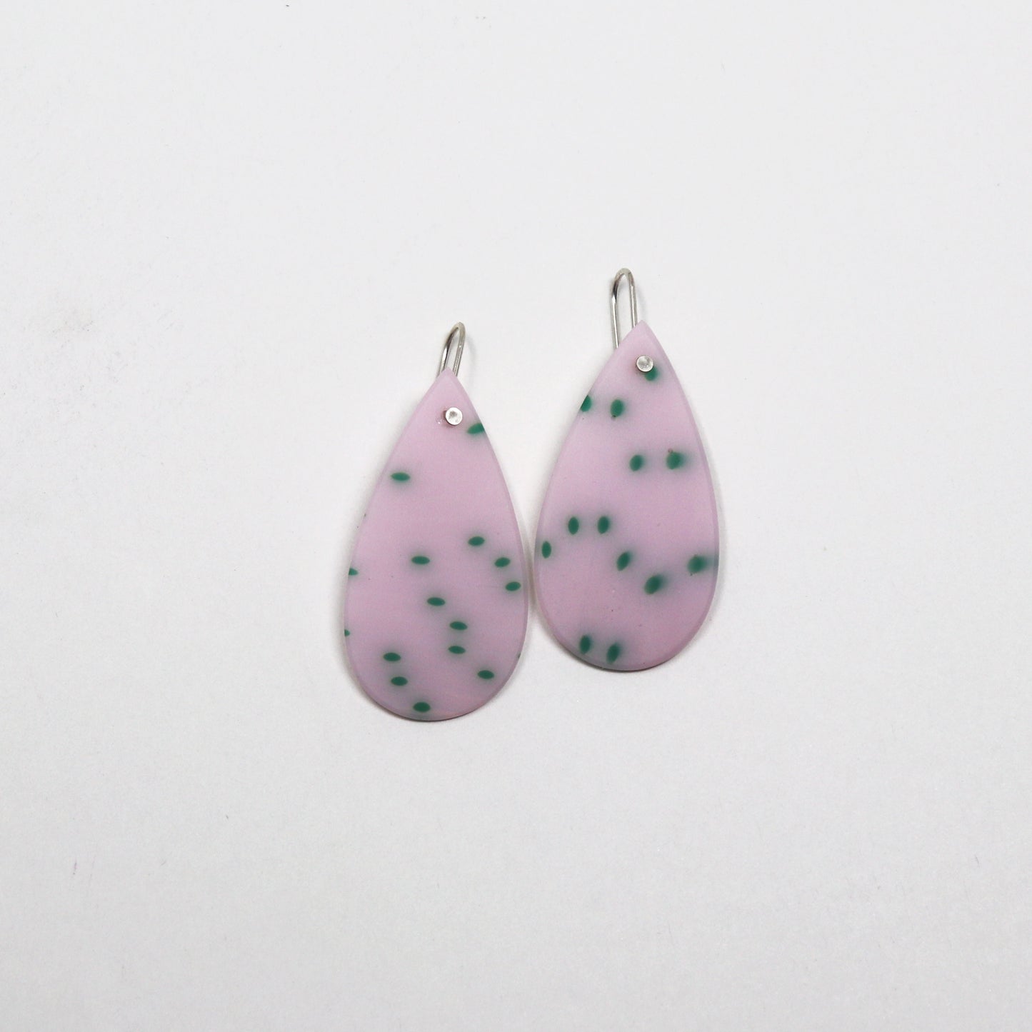 One Piece Carved Dangle Earrings