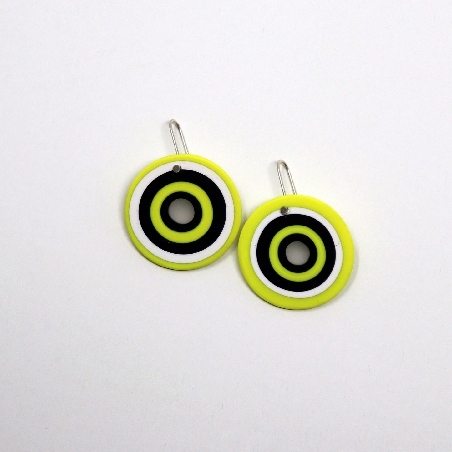One Piece Carved Dangle Earrings