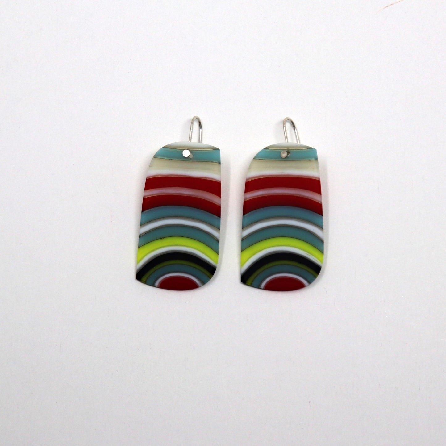 One Piece Carved Dangle Earrings