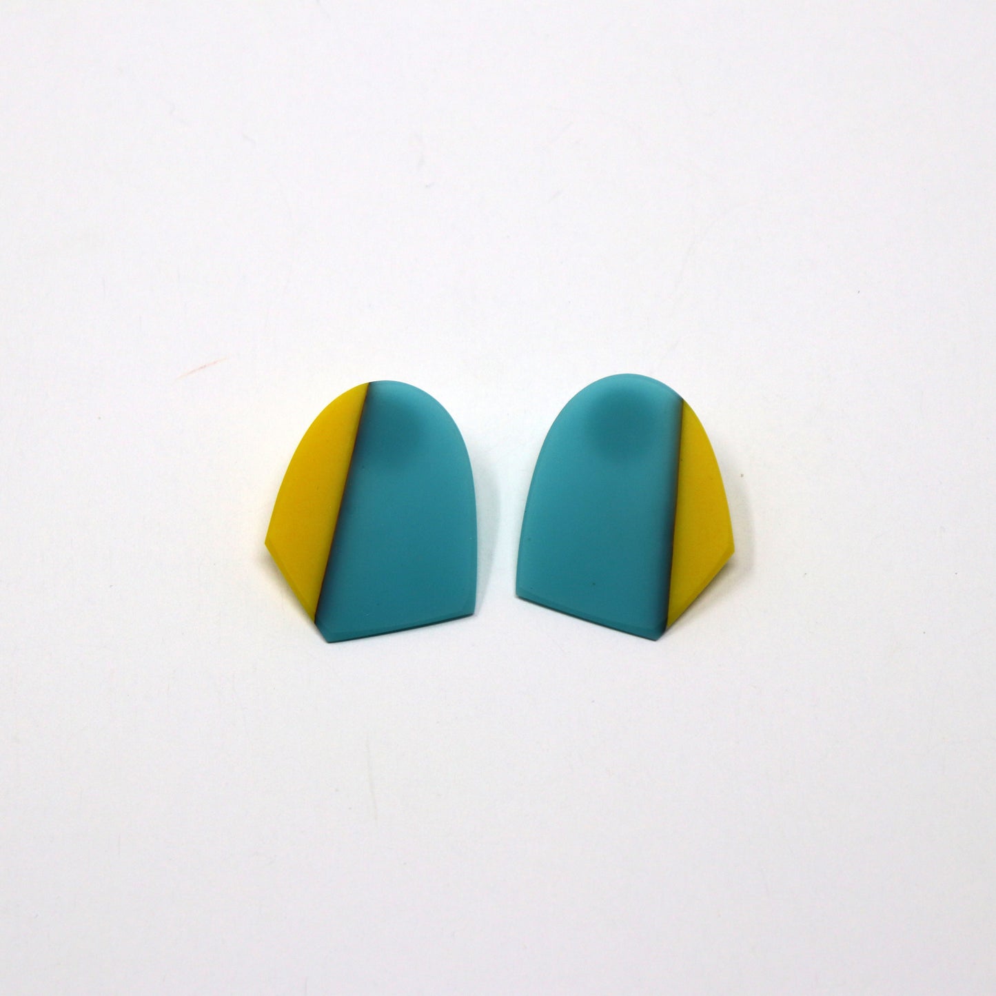 One Piece Carved Post Earrings