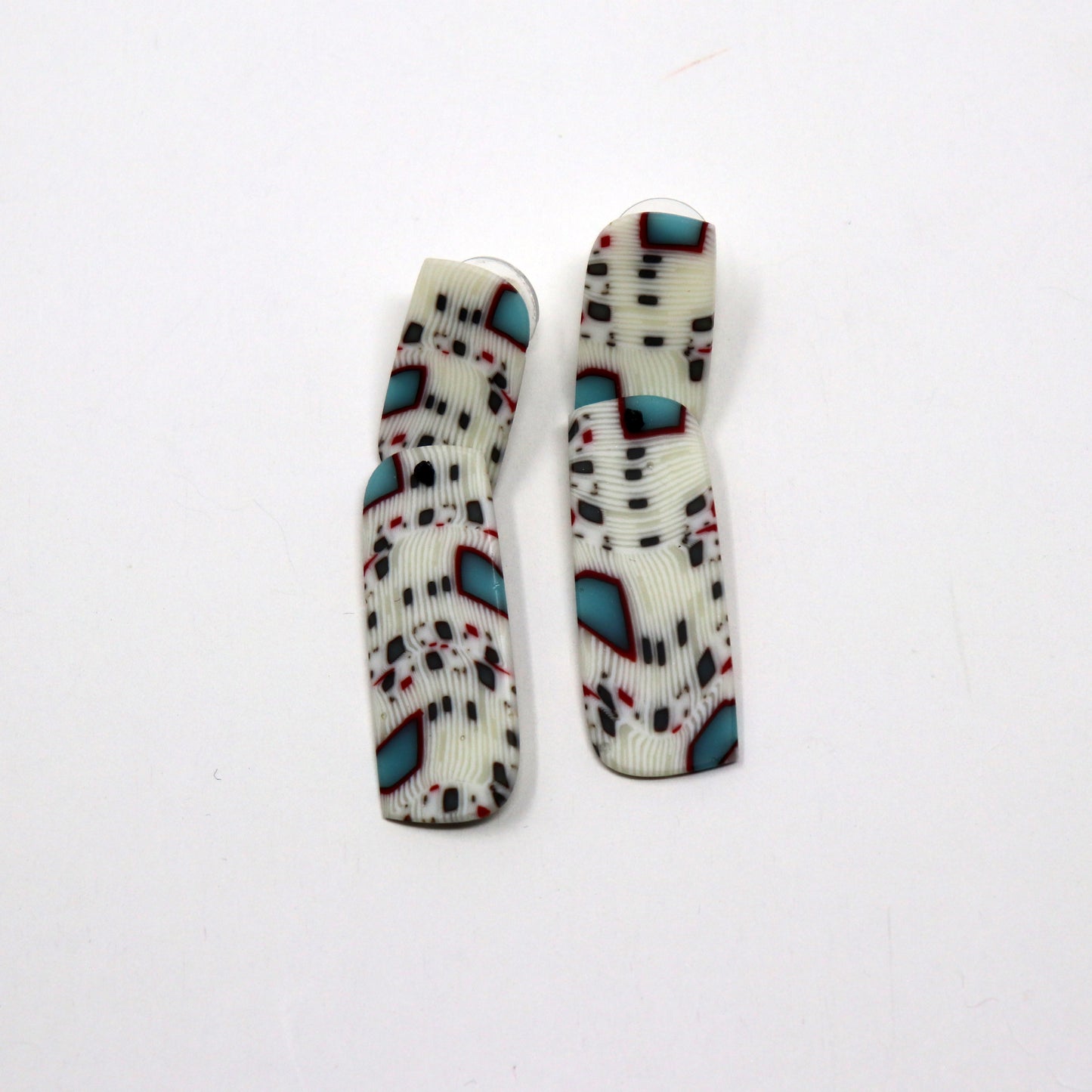 Two Piece Carved Post Earrings