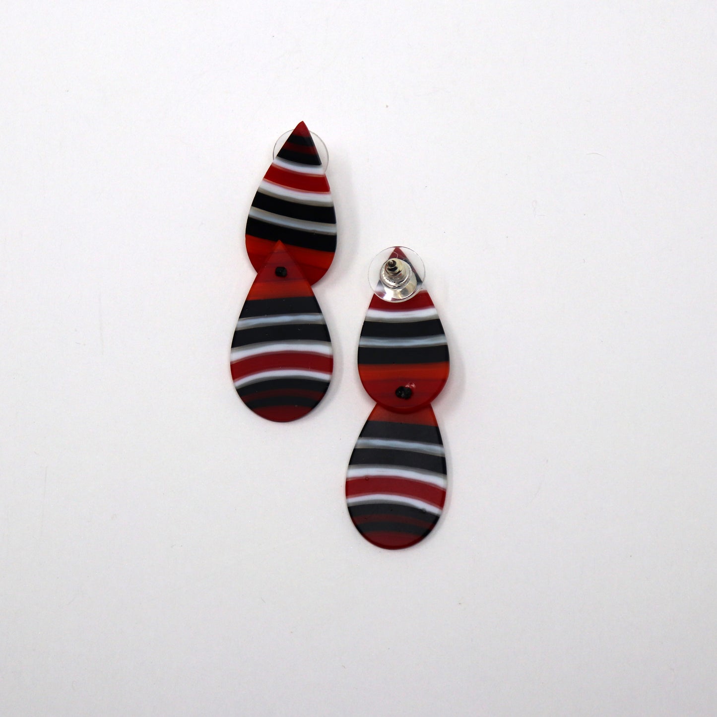 Two Piece Carved Post Earrings