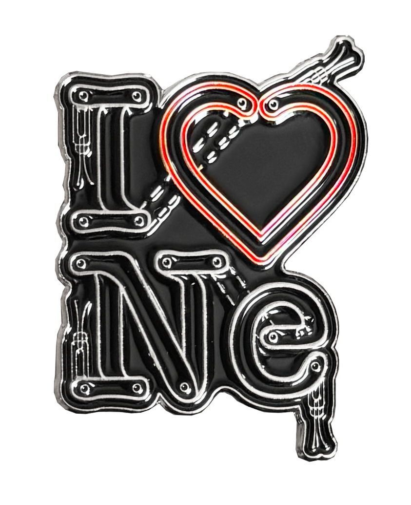 I Heart Ne Enamel Pin