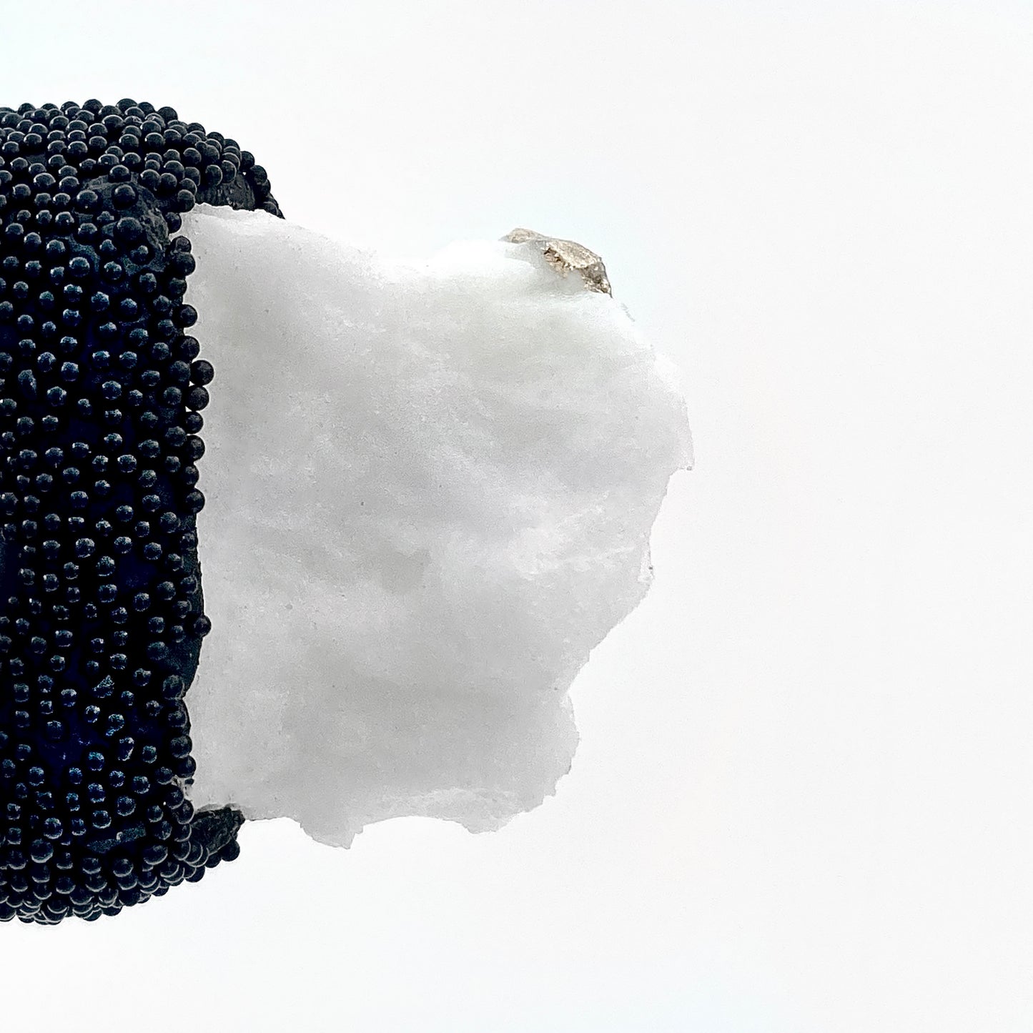 Mountain in White and Gold Ring