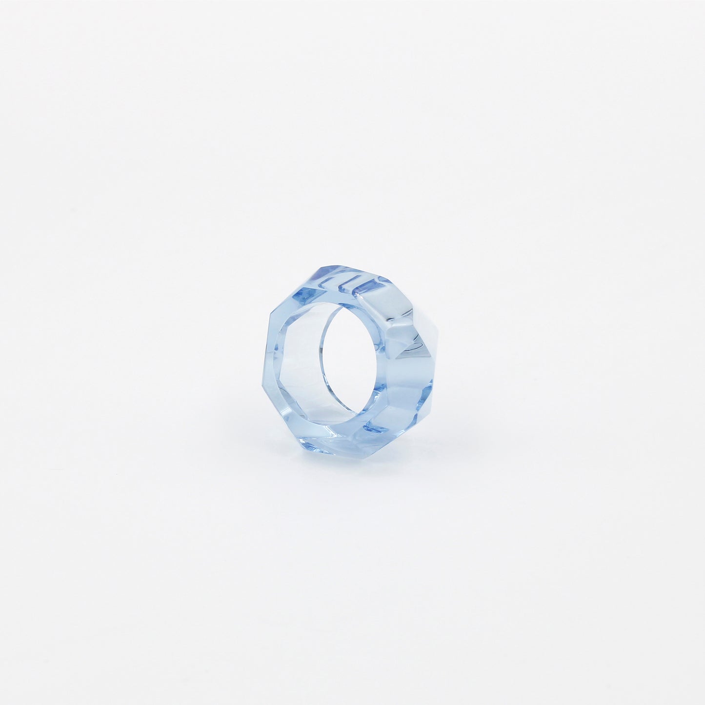 Light Blue Glass Ring