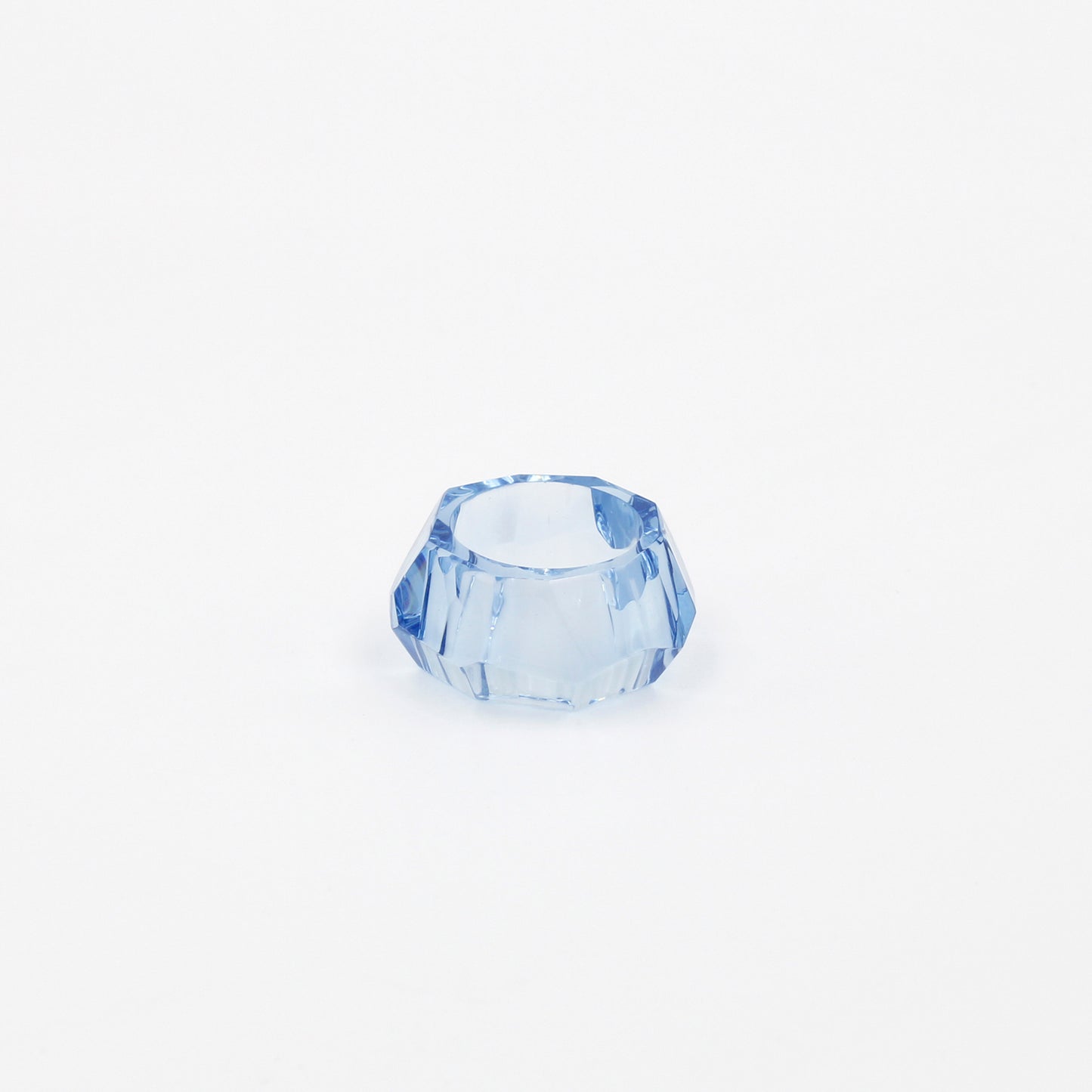Light Blue Glass Ring