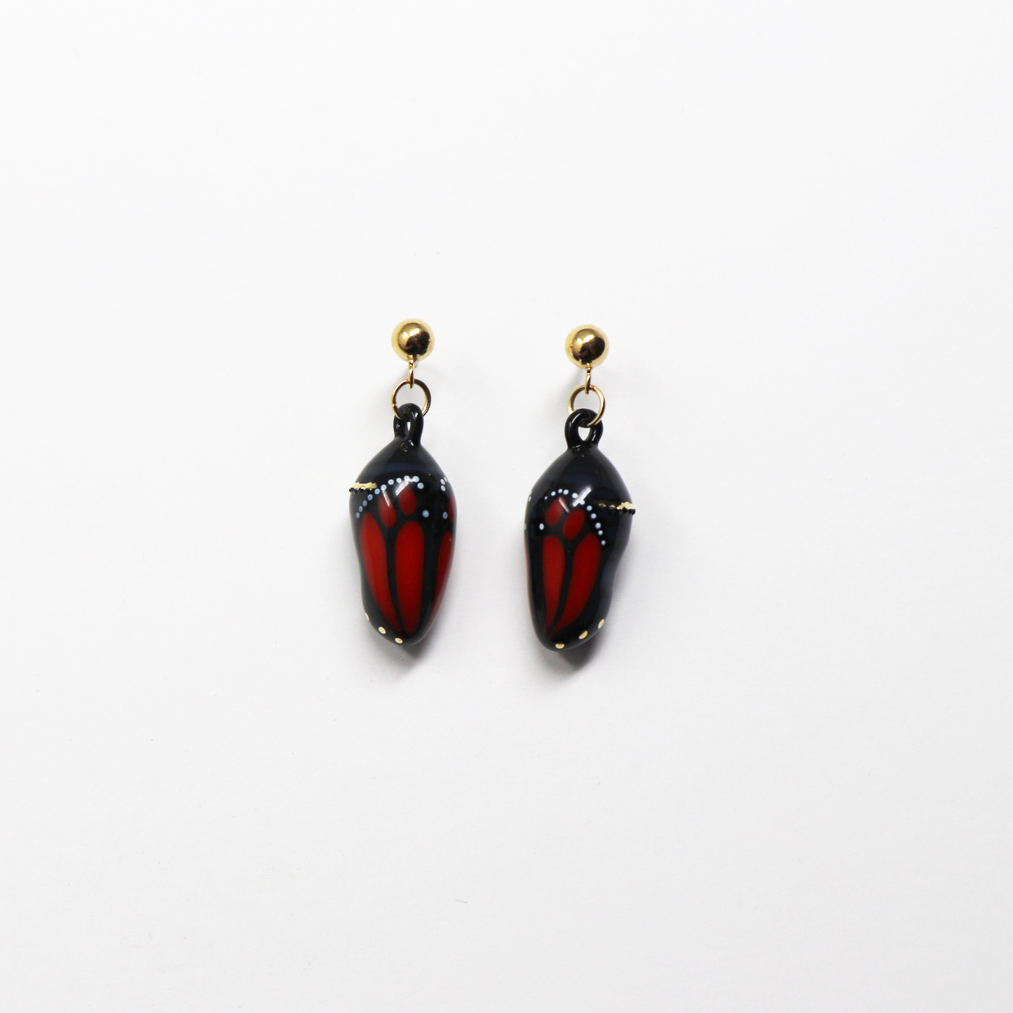 Monarch Chrysalis Earrings