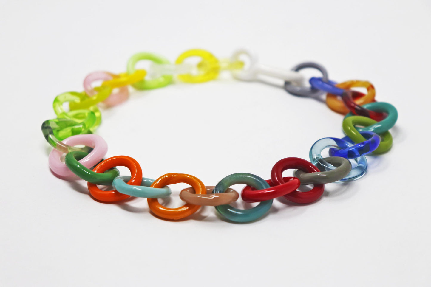 Multicolor Mini Chain Necklace