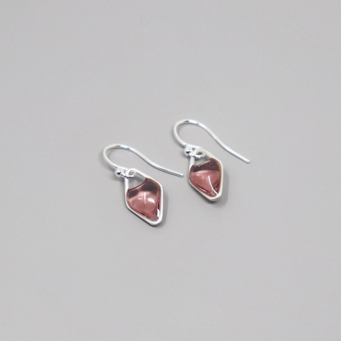 Lunette Small Diamond Earring in Sterling