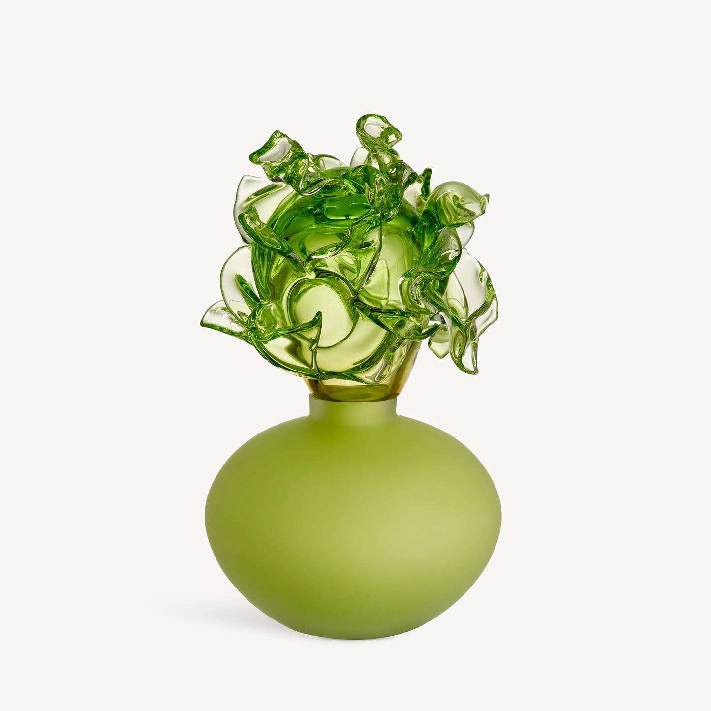 Mino Series sculpture in Spring Green