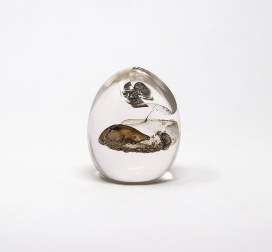 Two Cent Paperweight with a Facet