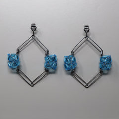 Turquoise Link Earrings