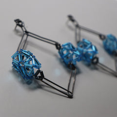 Turquoise Link Earrings