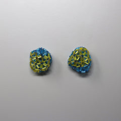 Two Tone Stud Earrings