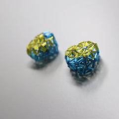 Two Tone Stud Earrings