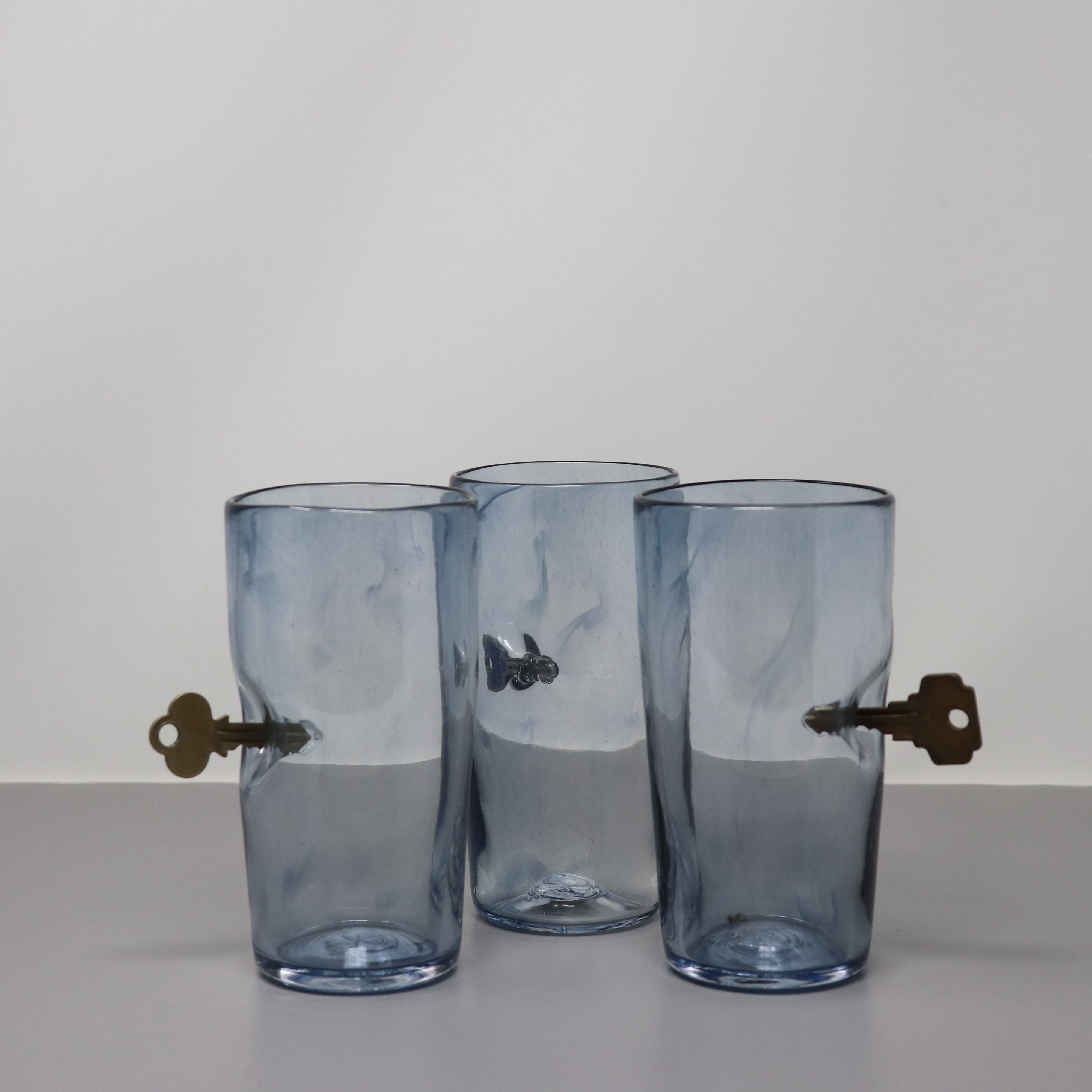 Blue Key Cups – UrbanGlass