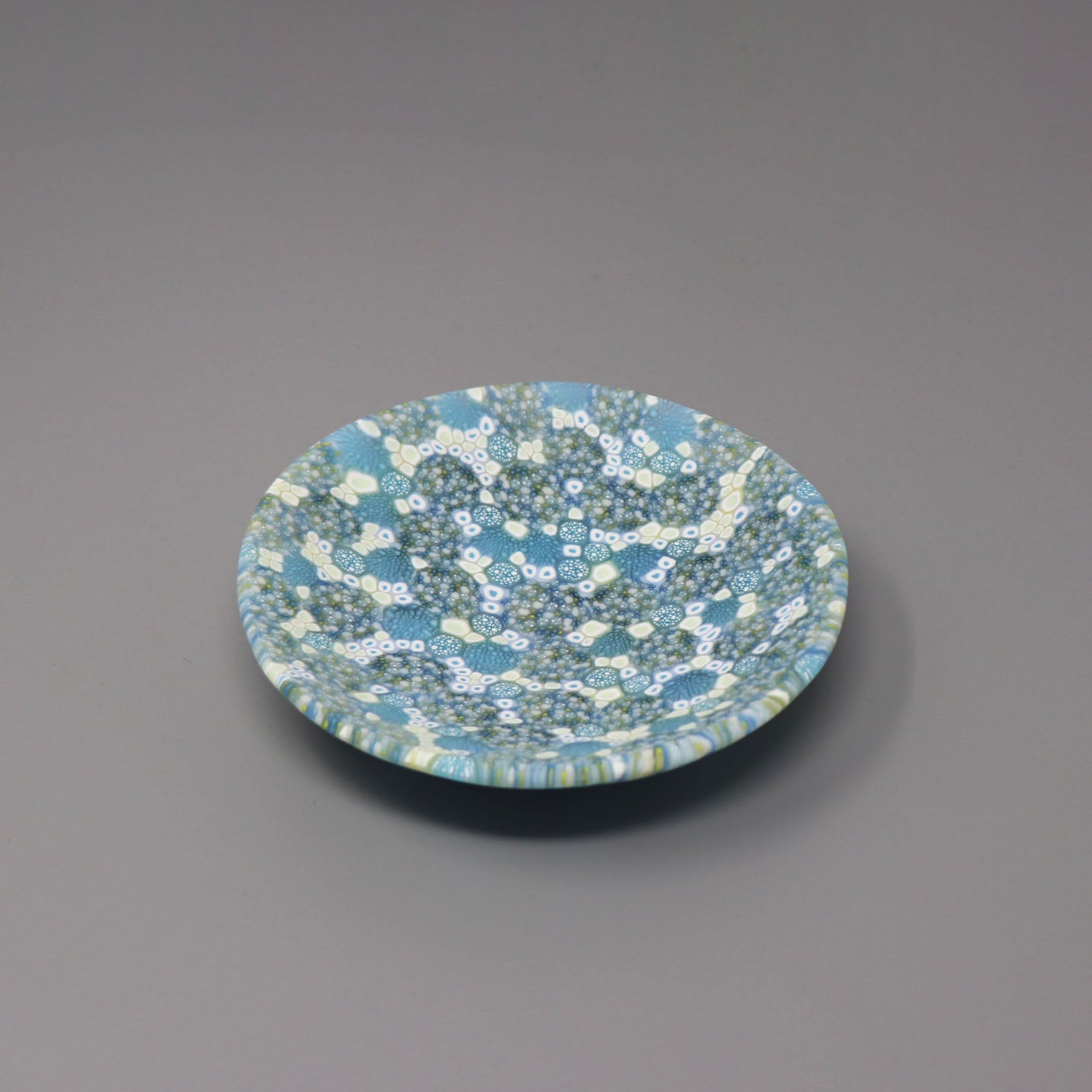 Light Blue Murrine Dish