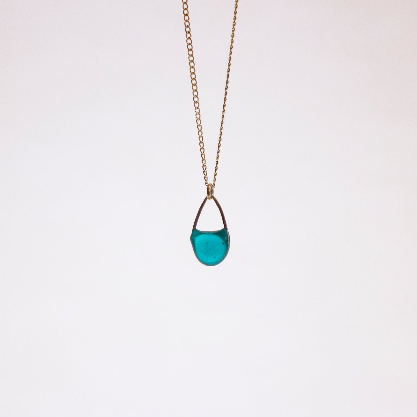 Small Godet Necklace in Gold