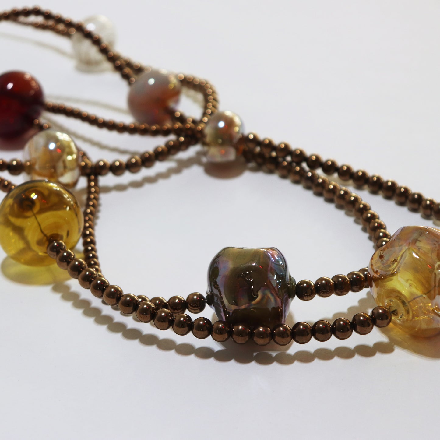 Amber Freeform necklace