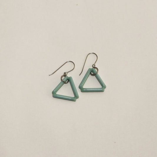 Small Triangle Earrings