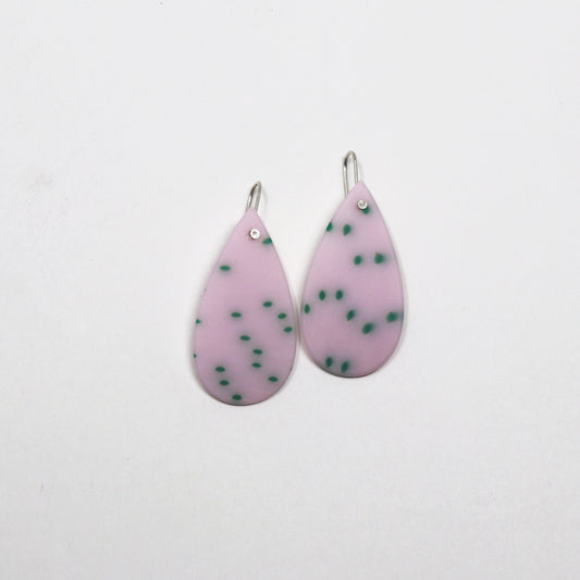 One Piece Carved Dangle Earrings