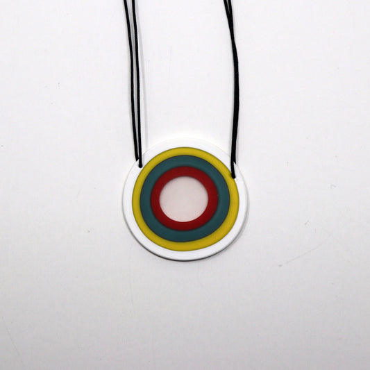 One Piece Carved Necklace with Cord
