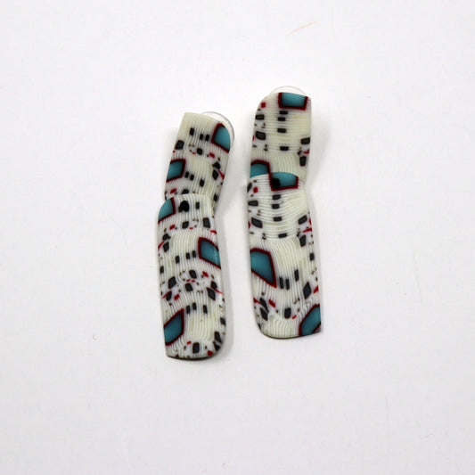 Two Piece Carved Post Earrings