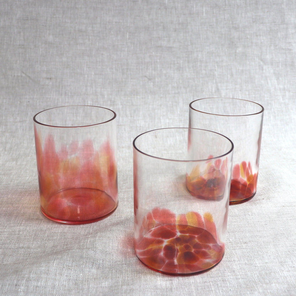Red Spotted Glass