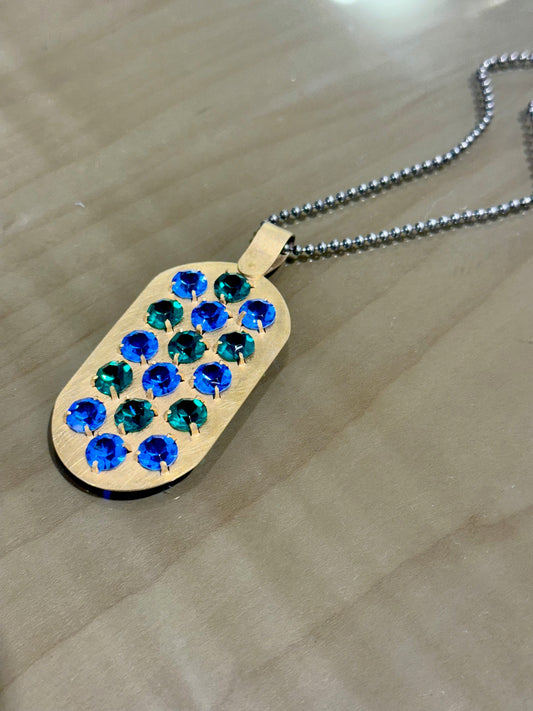 Gold Tag Pendant