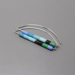 Medium Horizon Color-blocked Earring