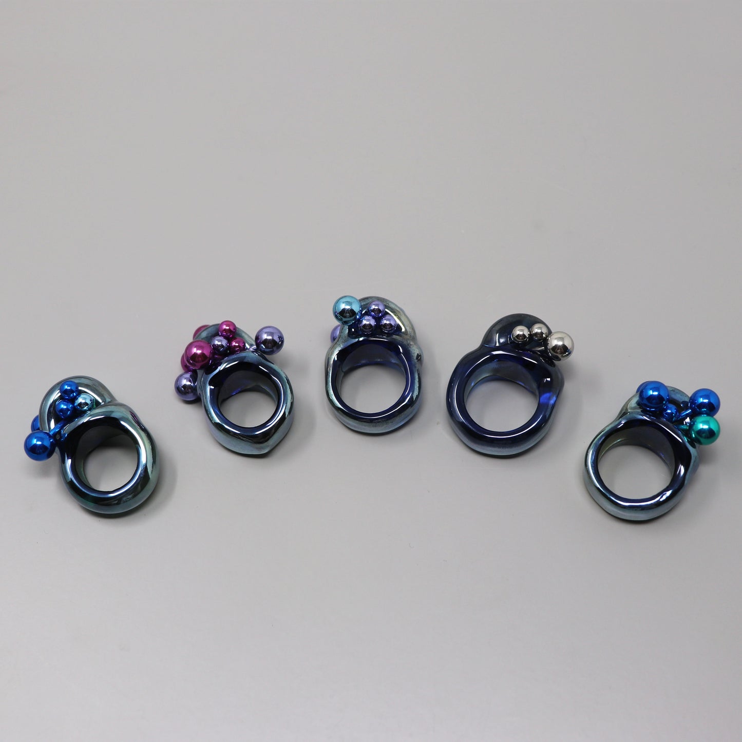 Colorful Barbell Rings