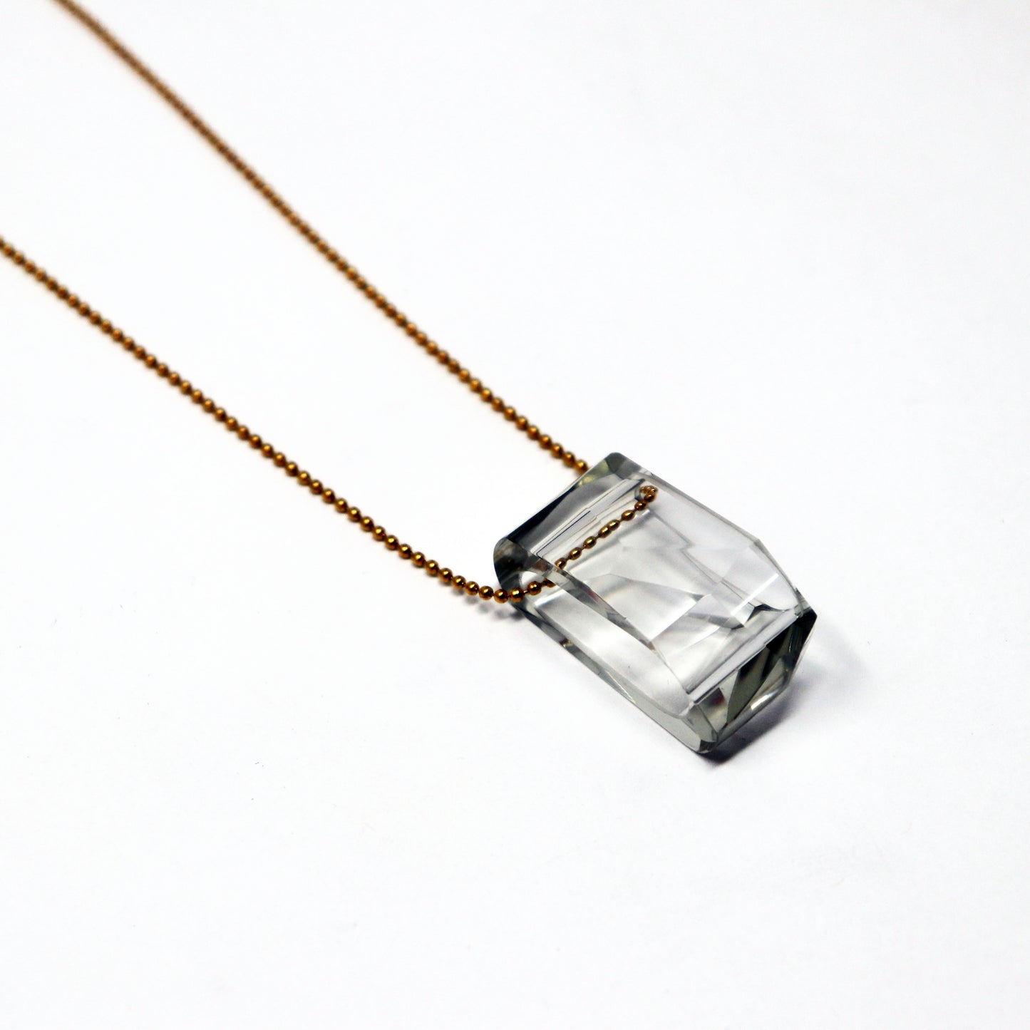 Slumped Recycled Glass Bottle Necklace