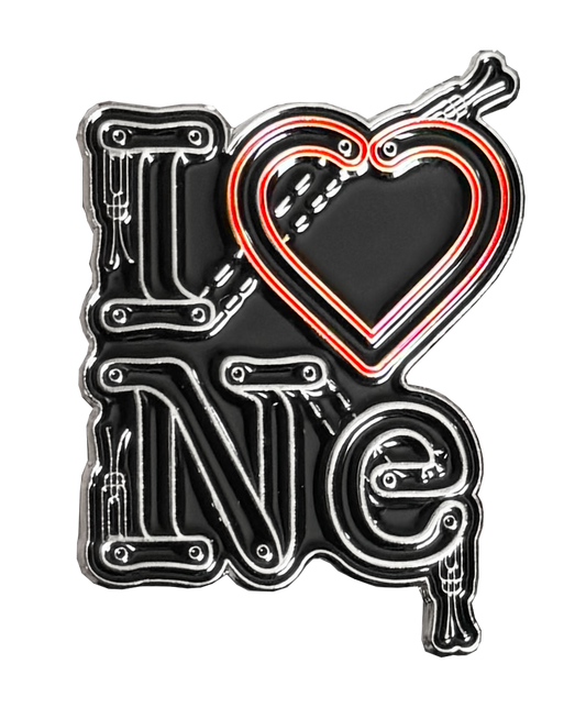 I Heart Ne Enamel Pin