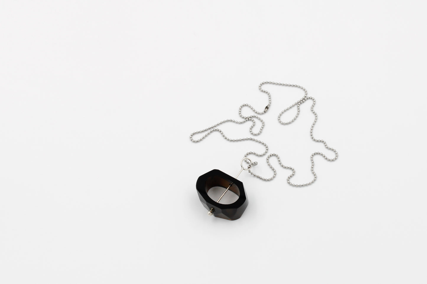 Brown Recycled Glass Bottle Necklace