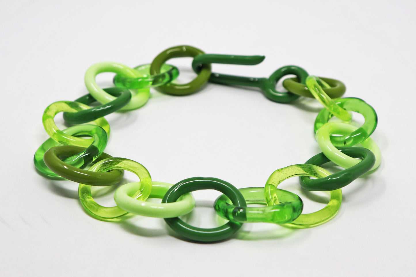 Chain Necklace in Green
