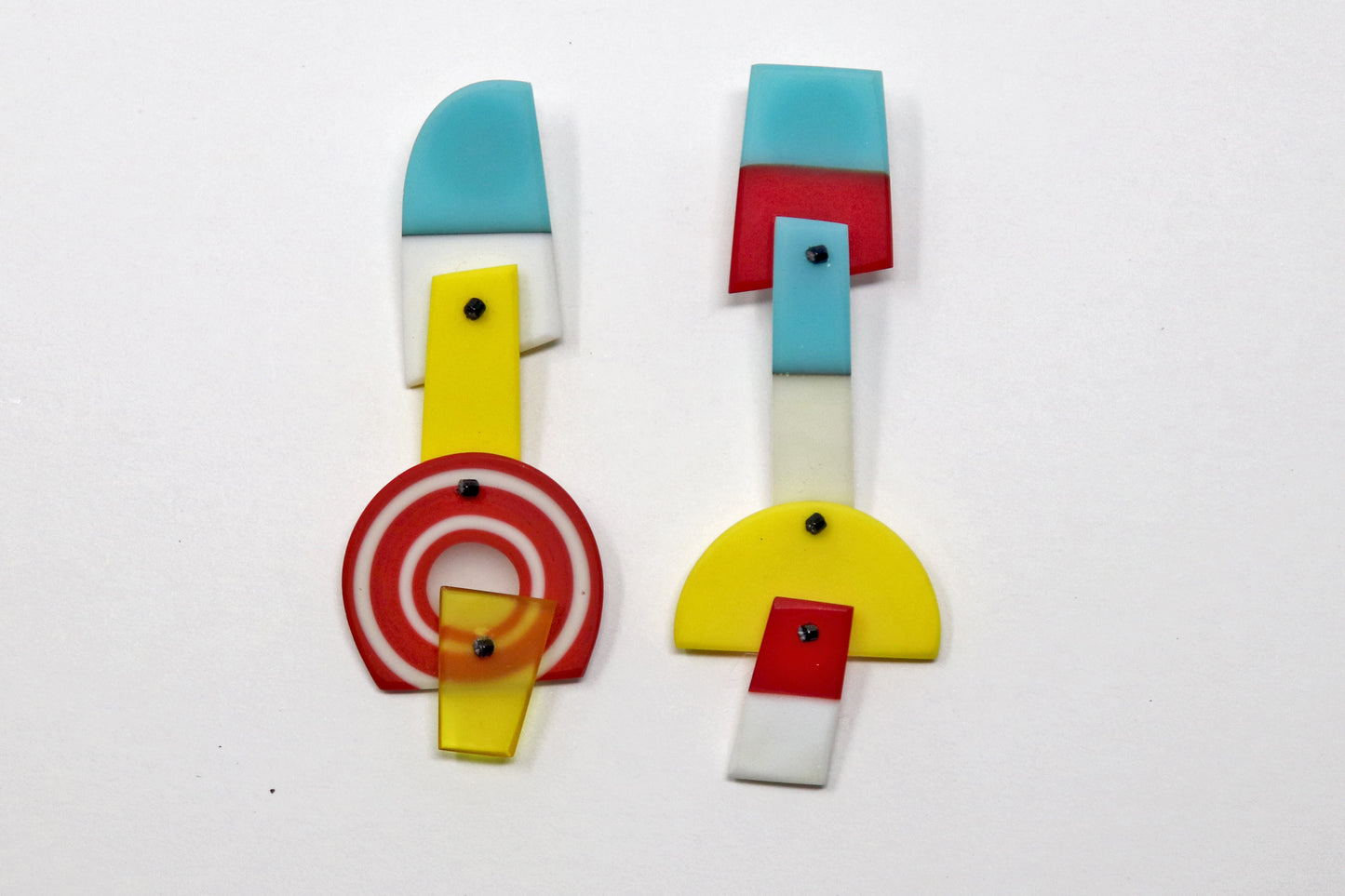 Four Piece Post Earrings