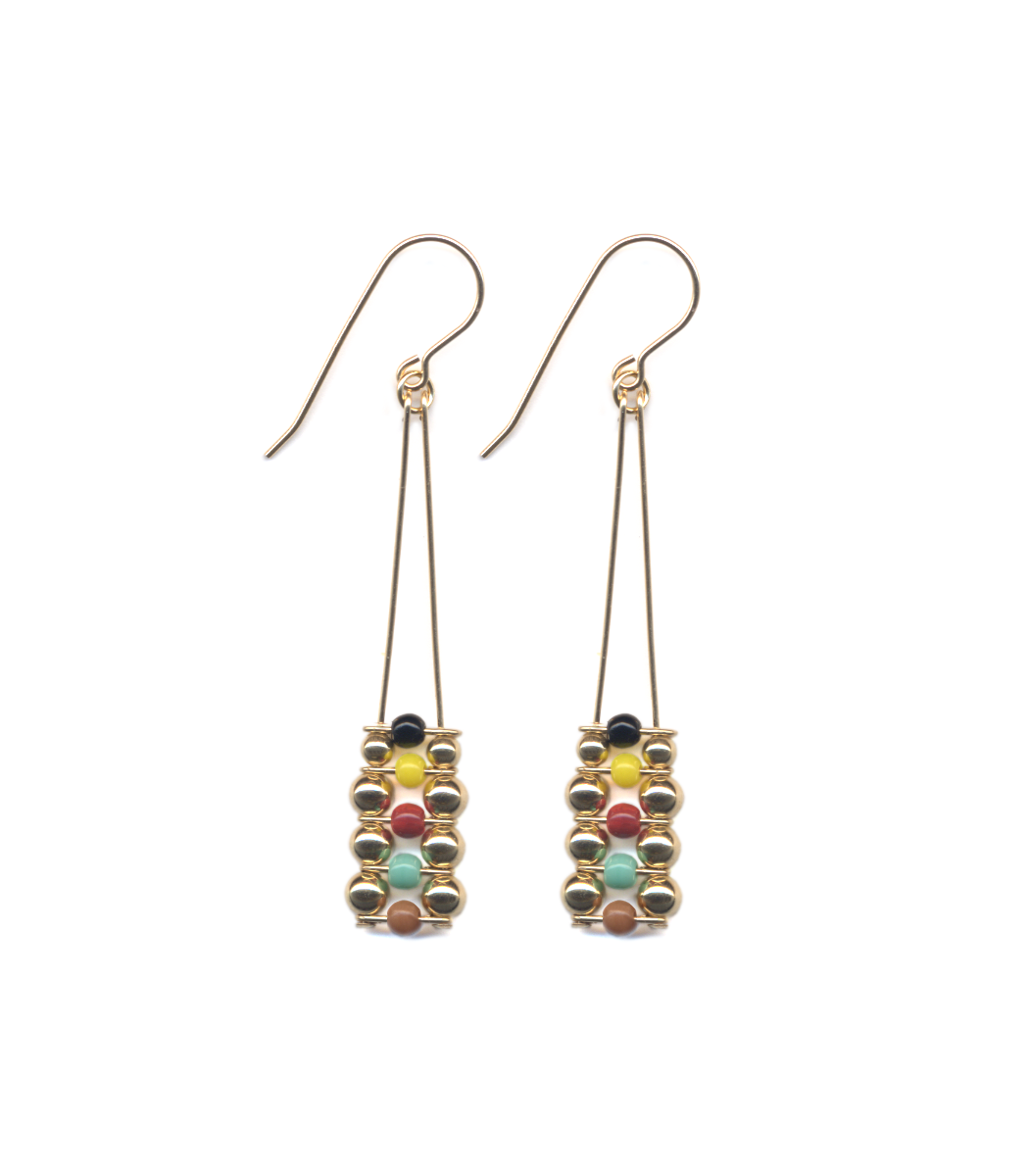 Klimt Stack Earrings