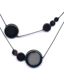 Black Solar System Necklace