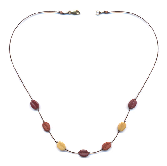 Coffee bean necklace