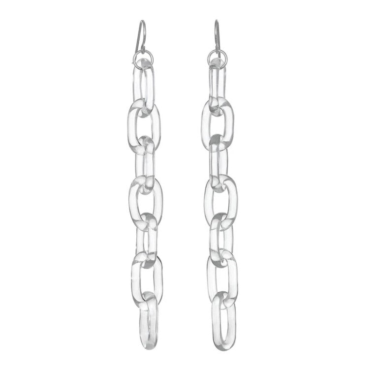 Oval Chain Earrings