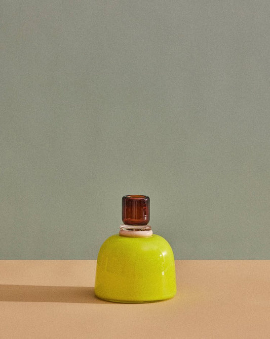 Low Gumdrop Candlestick Holders
