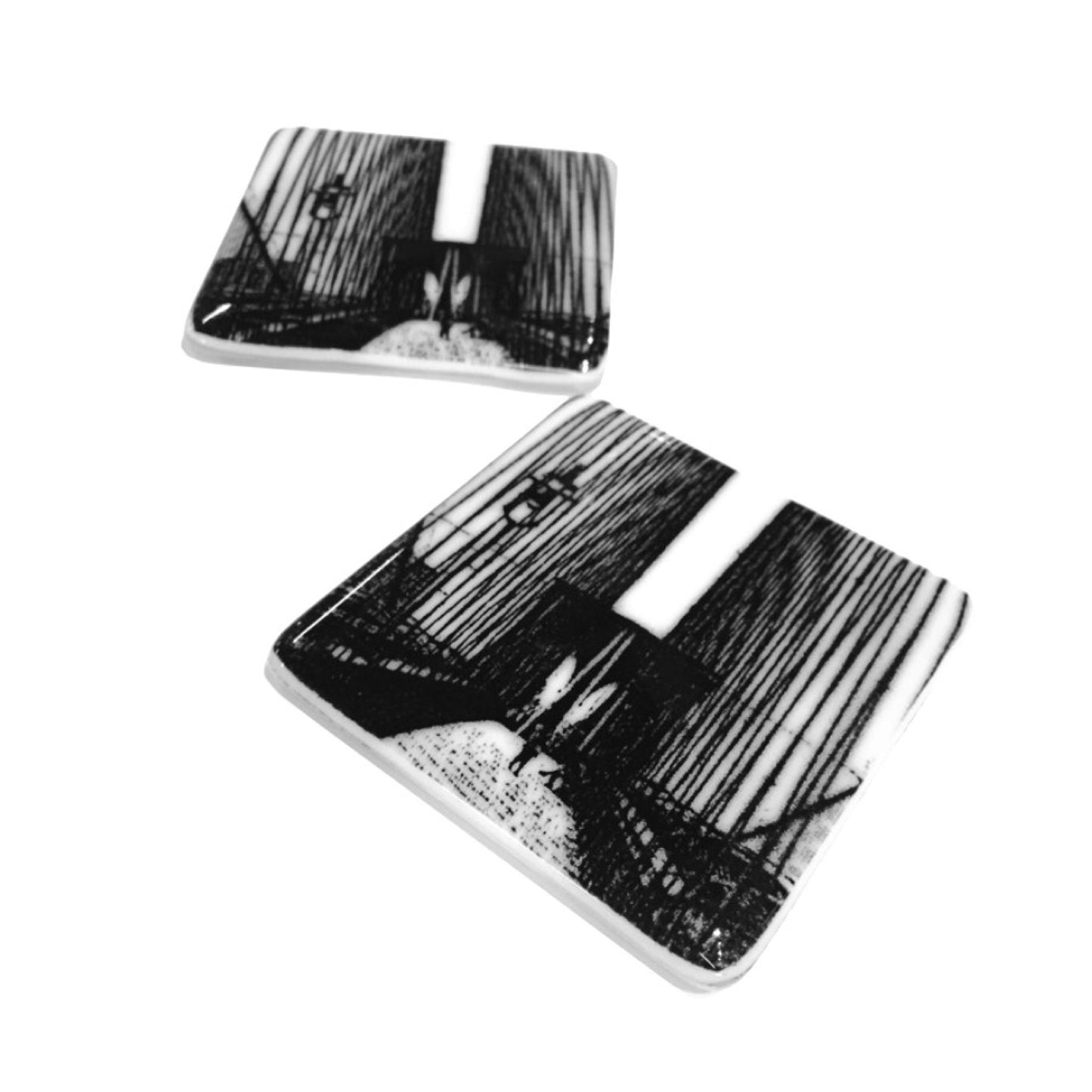 Brooklyn Bridge Coasters, set of 2